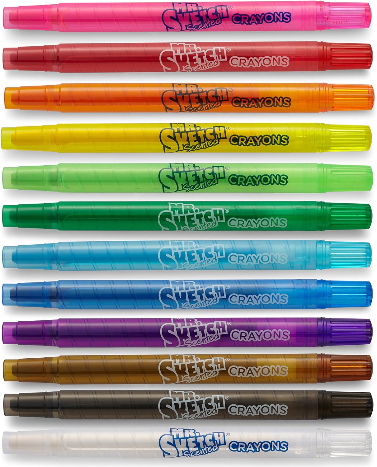 Mr. Sketch 1951200 Scented Twistable Crayons, Assorted Colors, 12-Count, Blue