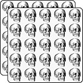 Skull (2) Scrapbook Stickers Vinyl Decals 1