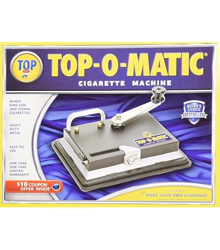 new chrome tops cigarette rolling machine Amazon.com: Top-O-Matic T2 Cigarette Machine : Health & Household