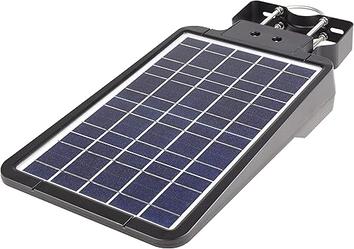 wagan el8586 lampara de calle solar integrada de 1600 lumenes sensor de movimiento incluido color negro