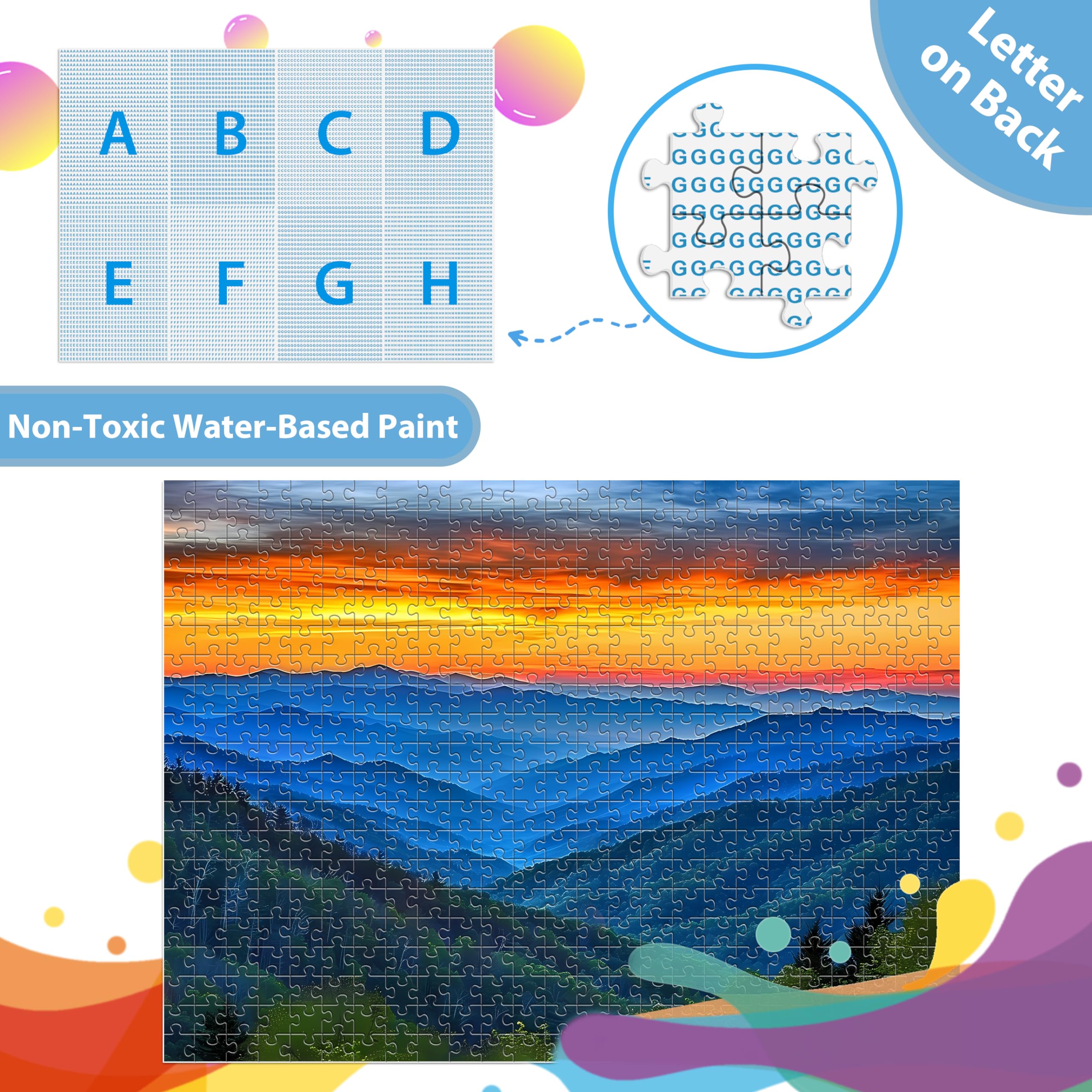 Jigsaw Puzzles 500 Pieces for Adults - Landscape Challenging Puzzle for Kids, Teens, Elderly - Natural Scene Hard Puzzle - Great Gift for Boys Girls Family Activity Fun Games Toys 20.5