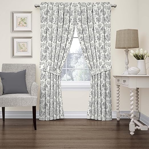 Amazon Com Waverly Curtains For Bedroom Charmed Life 52 X 63