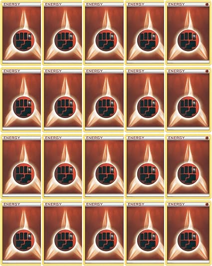 Amazon Com Basic Fighting Energy Pokemon Cards Xy Black And White Series Design Unnumbered Brown Rock Type Toys Games