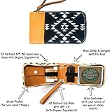 Open Road Goods Surf Kit - A Great Surfer Gift & Surf Accessory That Holds Your Sex Wax, Organic Sunscreen Face Stick, All Natural Lip Balm, Wax Scraper, and More! All in a Stylish Surf Wax Holder!