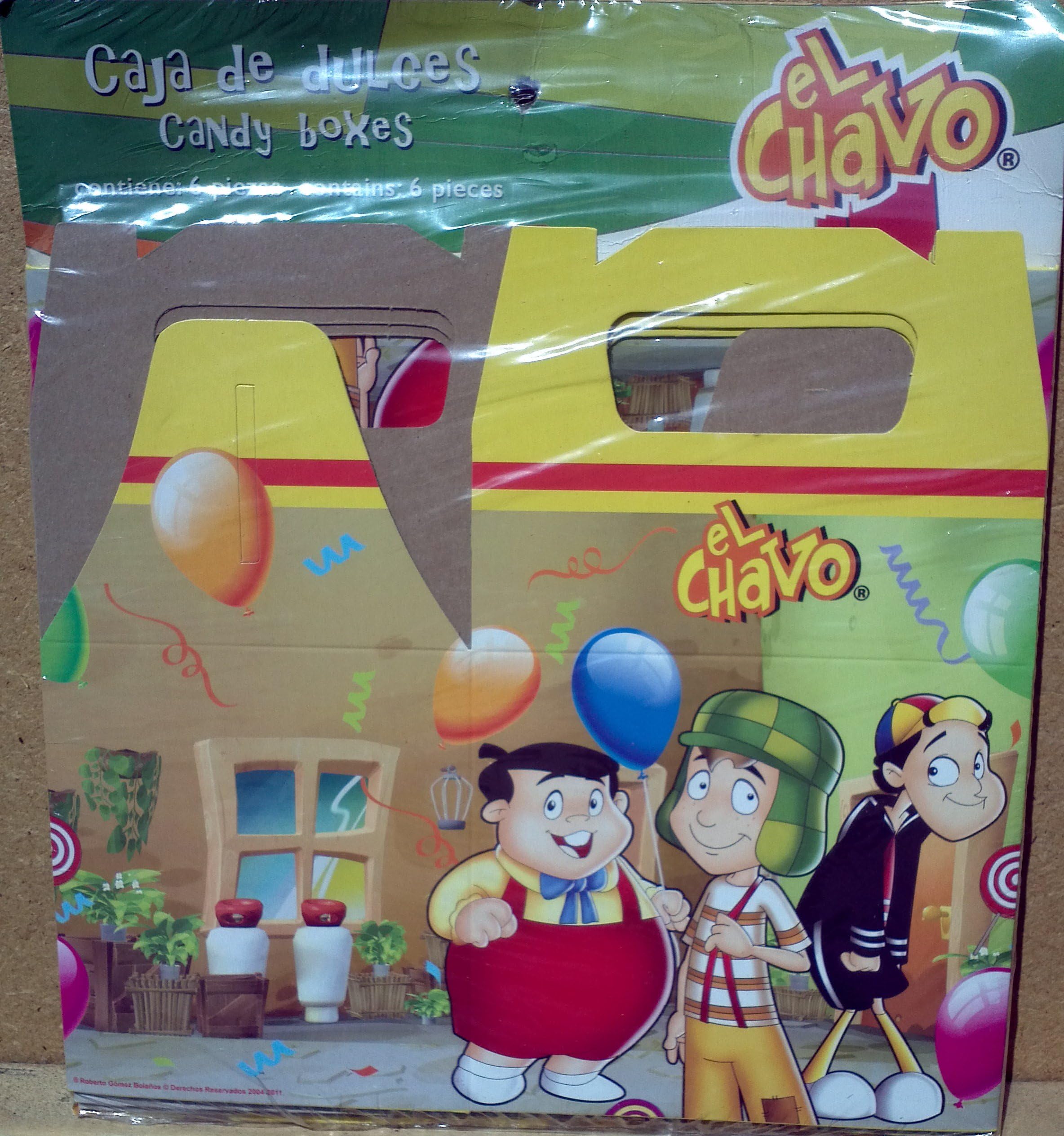 El Chavo Candy Boxes, Caja De Dulces 6 Pieces