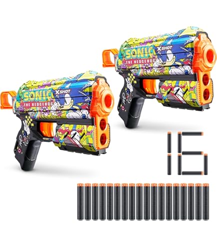 Amazon.com: XSHOT Skins Flux Dart Blaster 2PK - Apocalypse, 16