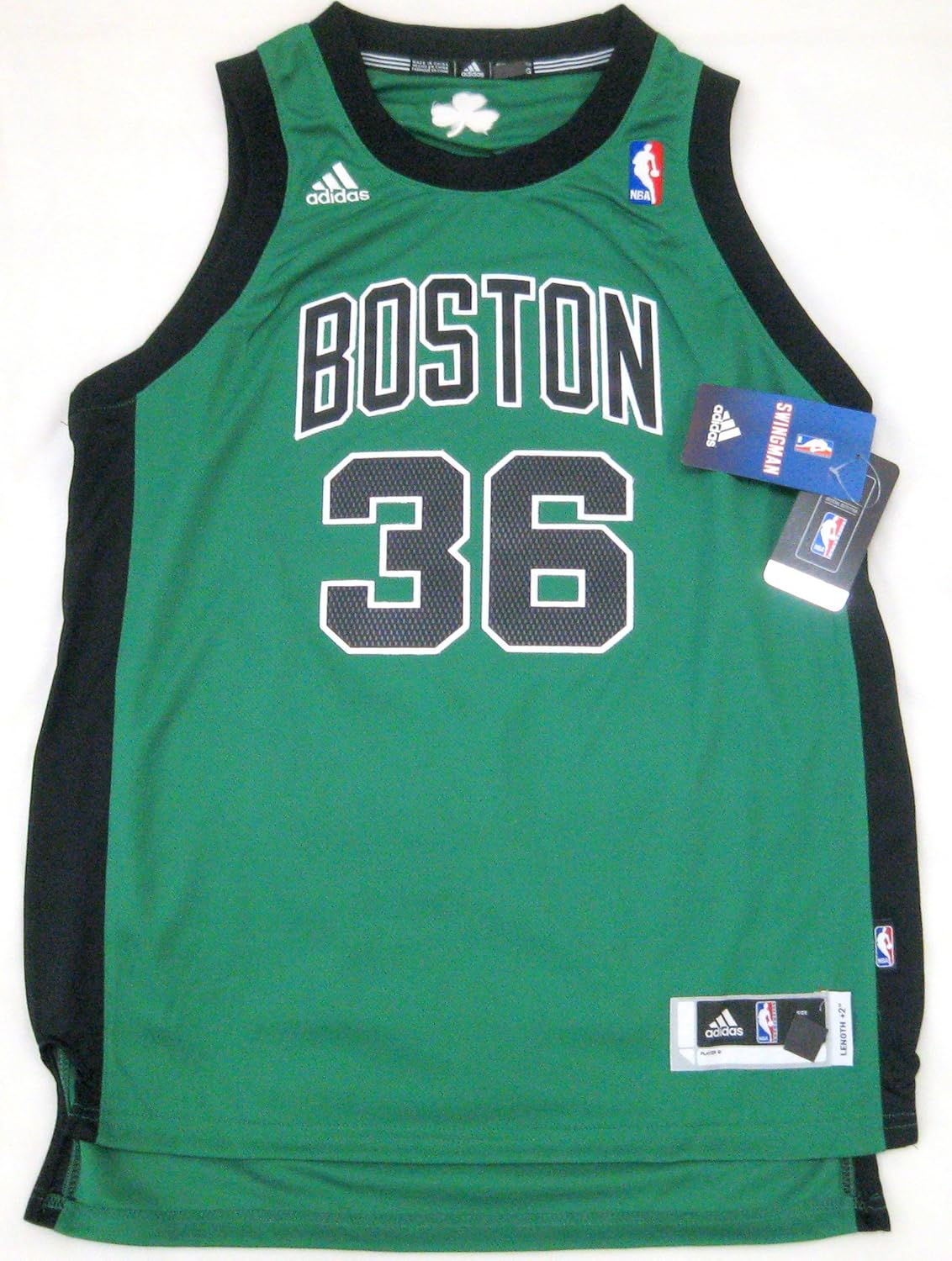 Amazon.com : Adidas NBA Boston Celtics Shaquille O'Neal #36 Youth Swingman Jersey Green Length 