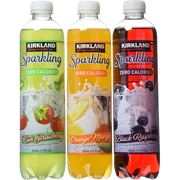 Amazon.com: Kirkland Signature Sparkling Water Bottle Variety Pack, 1.7  Ounce : Grocery u0026 Gourmet Food