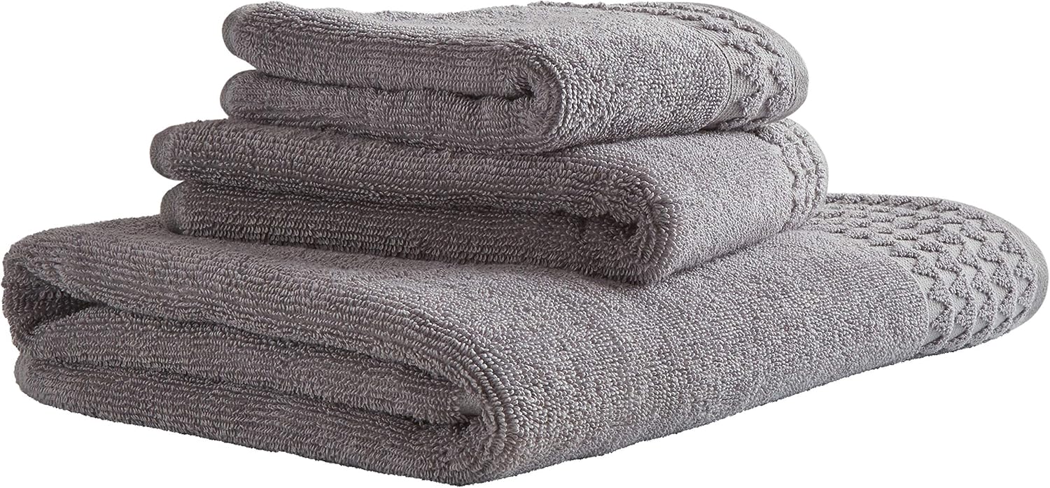  Brand – Stone & Beam Tencel Bath Towel Set, Set of 3, Heather: Home & Kitchen