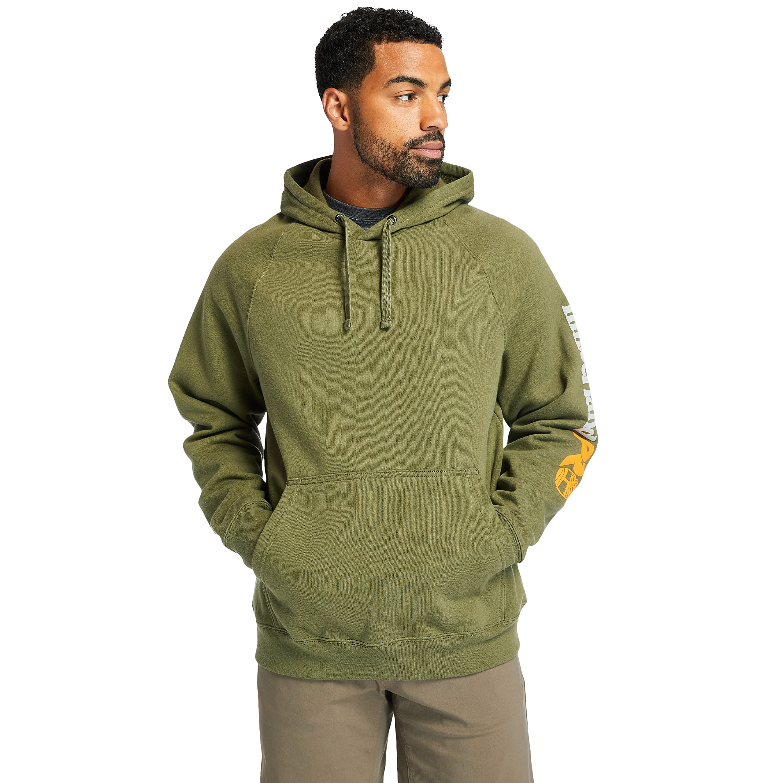 Timberland PRO mens Honcho Sport Pullover Hooded Sweatshirt, Burnt Olive, X-Large US Image