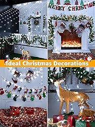 BrightChristmas Christmas Lights with 600 LED 196