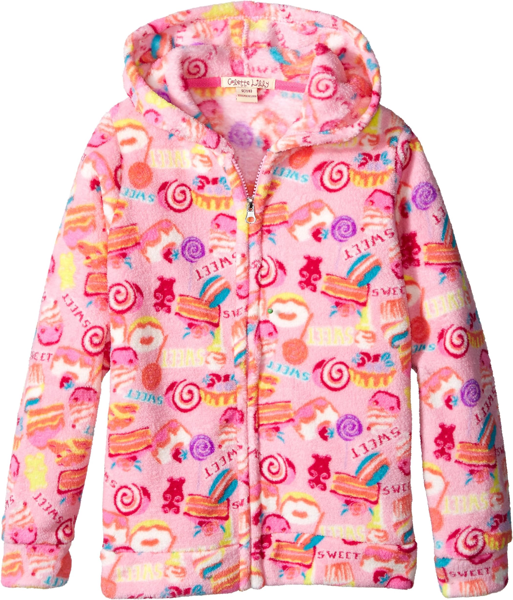 Colette Lilly Big Girls' Cuddle Zip Hoodie Jacket