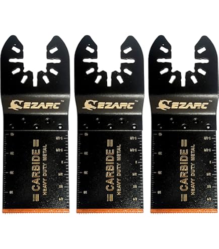 Rockwell Sonicrafter Carbide End Cut Blade 2-Pack - 1-3/8\" For Metal, Tile & Hard Materials