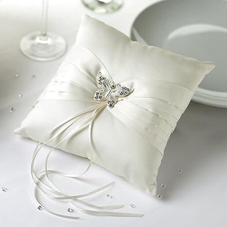 Ringkissen Elegant Butterflies Ivory 595785