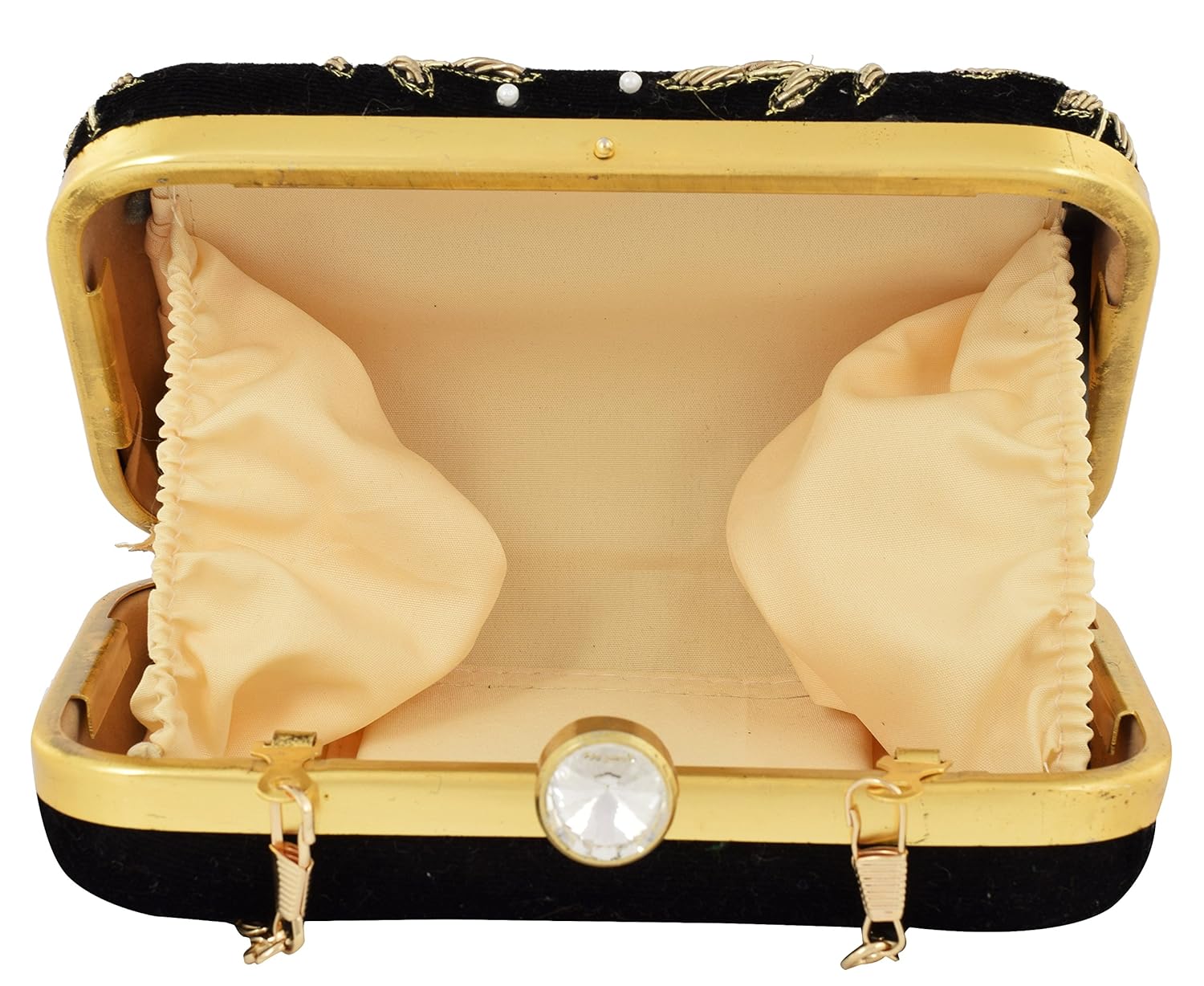 tooba women's 9 flowers box clutch