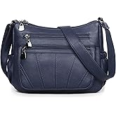 Crossbody Purse for Women Ladies Soft PU Leather Shoulder Bag Medium Roomy Handbag Fashion Tote Top Handle Satchel