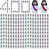 TFengfly 100 Pcs Little Jesus Figures Small Easter Jesus Loves You Toys 10 Colors Mini Rubber Jesus Miniatures to Hide and Seek Religious Gift Party Favors Easter Egg Stuffers Sunday School (100)