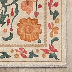 Well Woven Apollo Zebra's Haven Ivory Multi 5x7