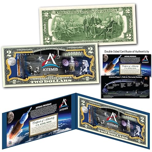 Artemis Missions NASA Space Program Moon JFK Kennedy Half Dollar U.S. Coin - View 6