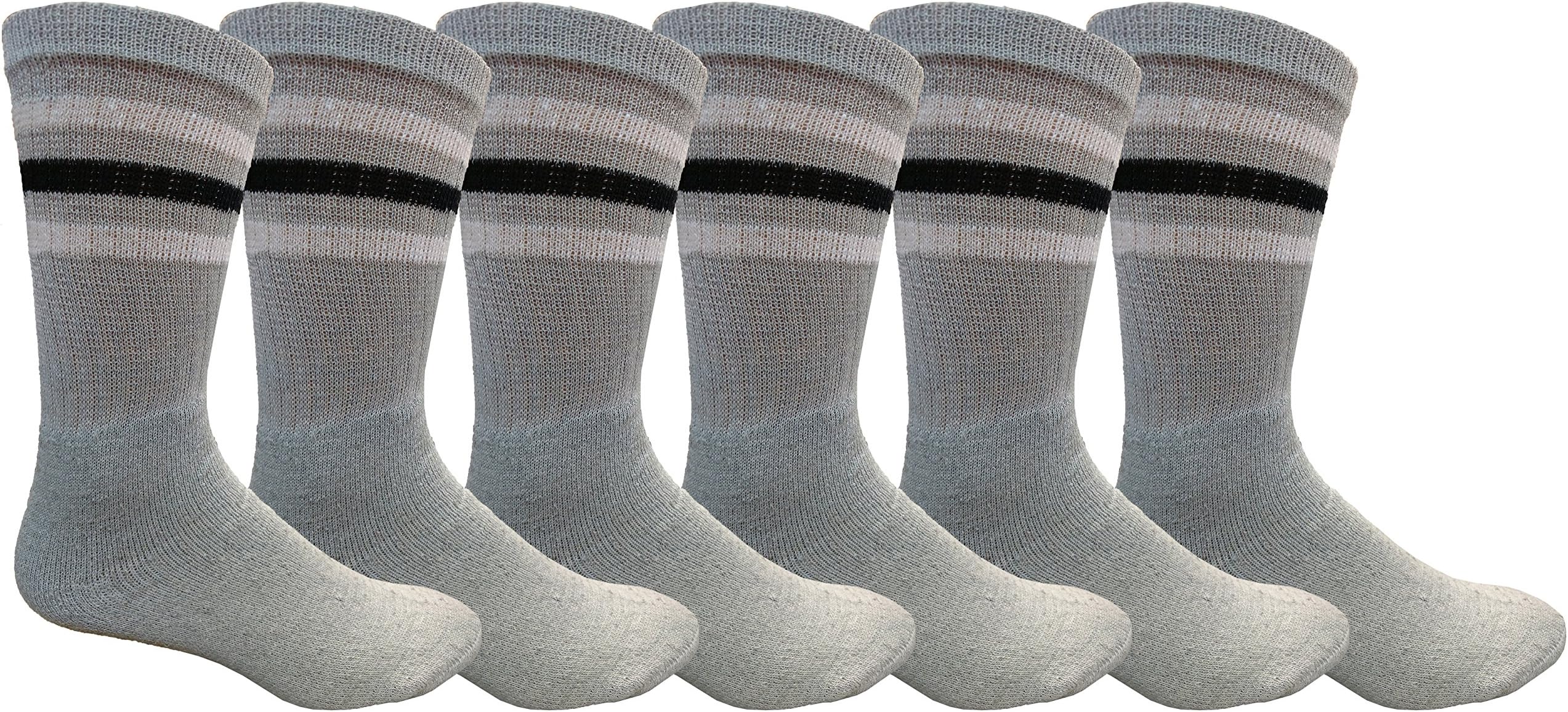 6 Pack Wool Socks For Men, Hunting Hiking Backpacking Thermal Boot Socks