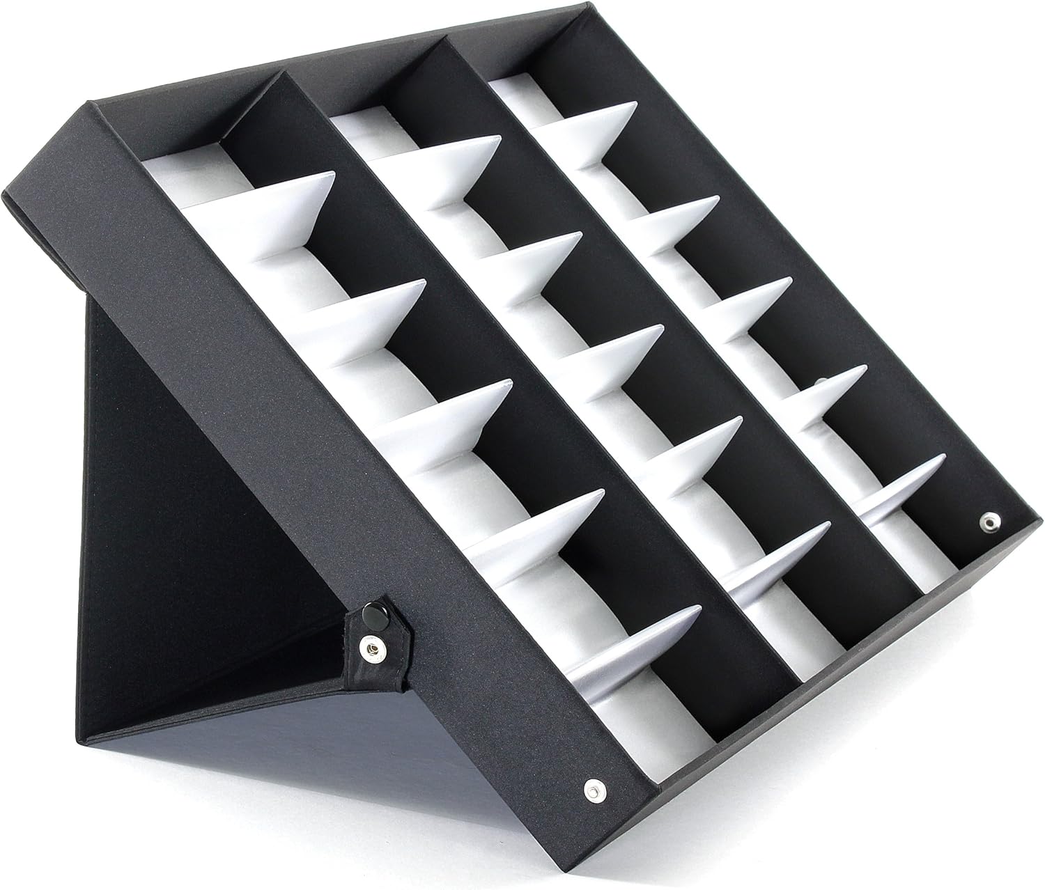 ProSource 18 Piece Sunglass Eyewear Eye Wear Display Tray Case Stand. Also Great for Watches and Jewelry: Sports & Outdoors