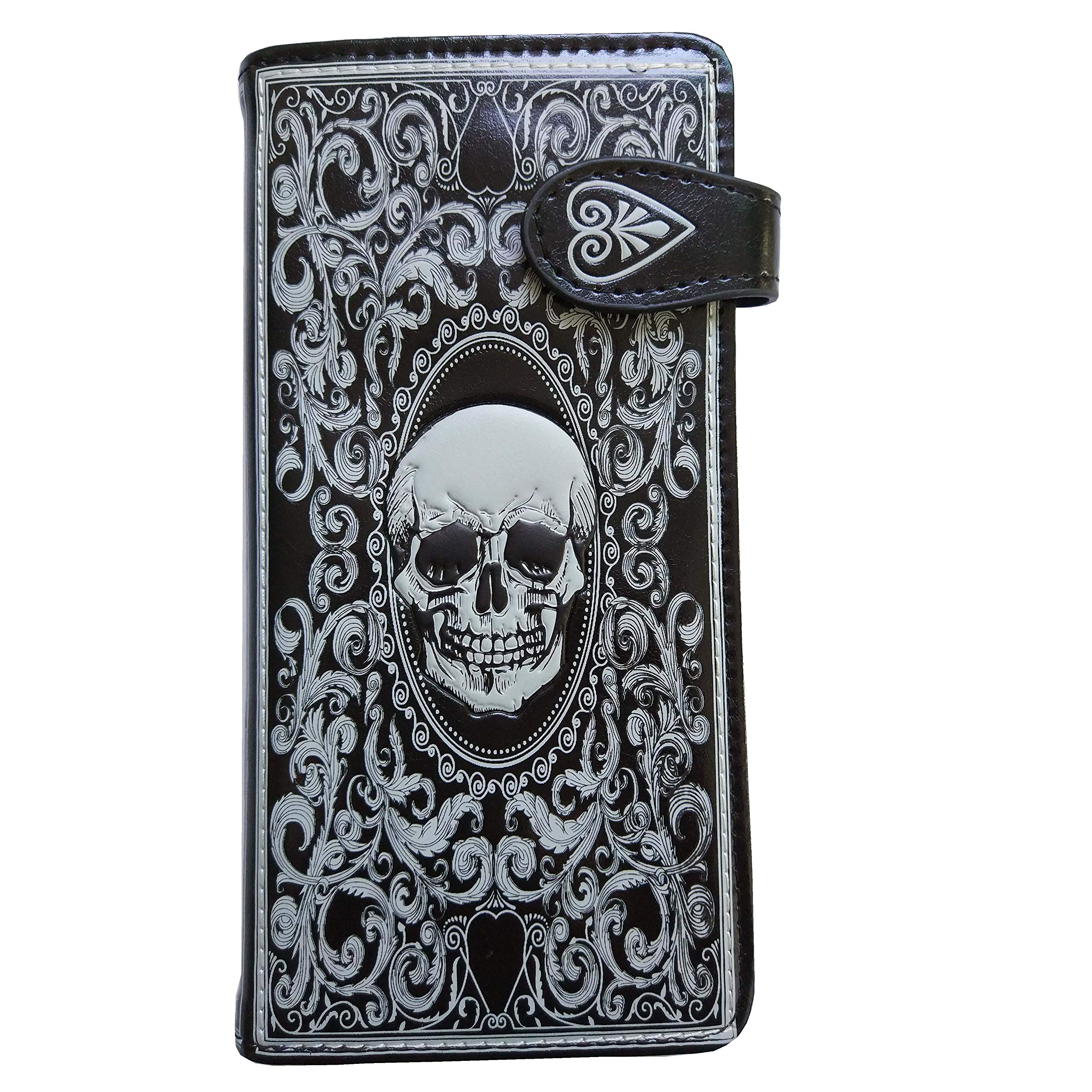 Nemesis Now C3550J7 Skull Tarot Purse 19cm Black, PU, 18.5cm