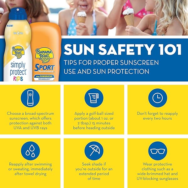 BANANA BOAT SUNCARE BANANA BOAT SIMPLY PROTECT MINERAL-BASED SUNSCREEN LOTION FOR BABY SPF 50+, 6 OZ