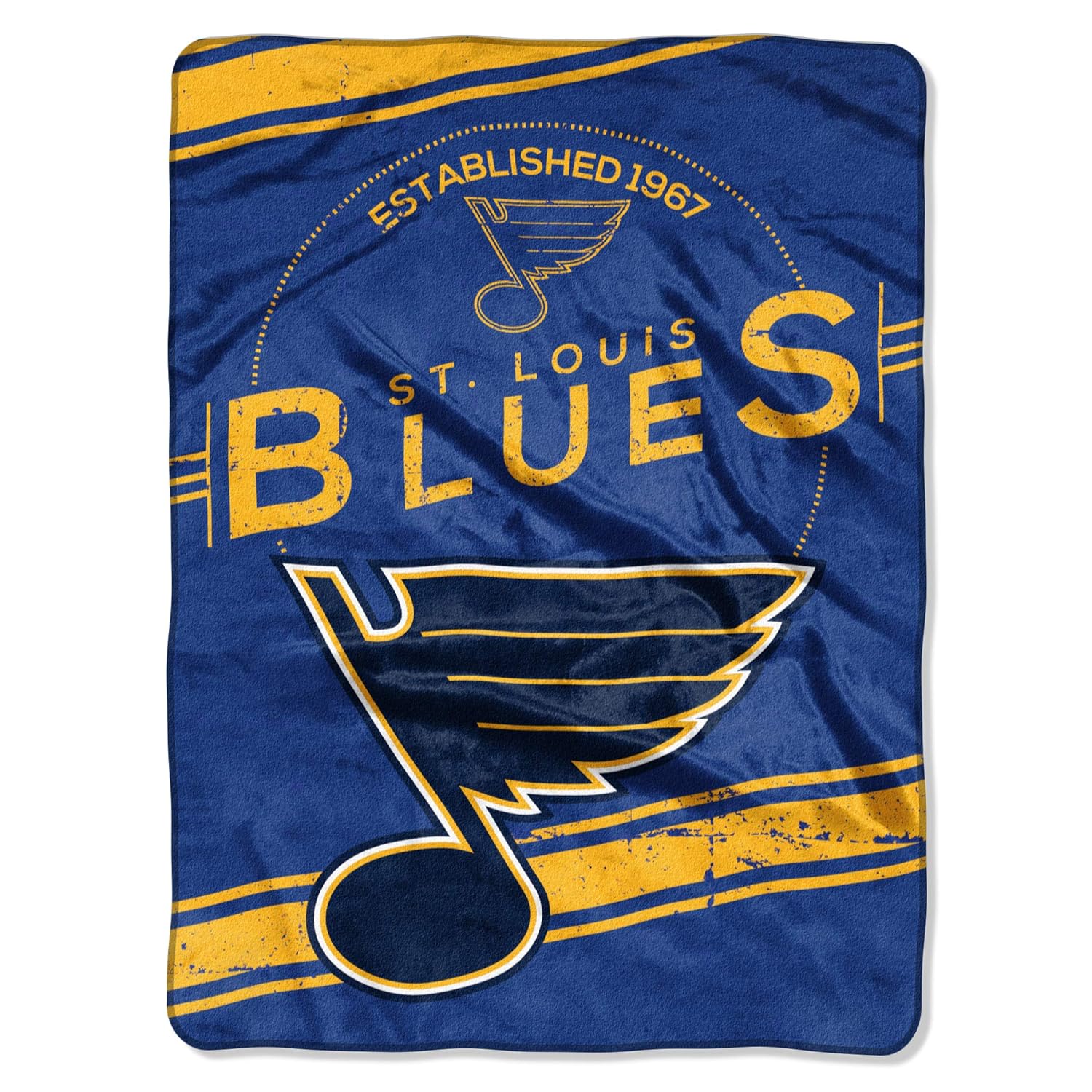 The Northwest Company NHL Mens Stamp 60 inch by 80 inch Plush Raschel Blanket