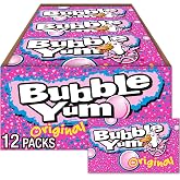 BUBBLE YUM Original Flavor Chewy, Bubble Gum Packs, 2.82 oz (12 Count)