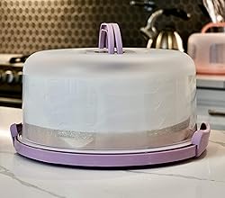 Top Shelf Elements Round Cake Carrier Two Sided