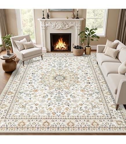 Amazon.com: Ikea VEDBÄK rug, low pile, 133x195 cm, light grey