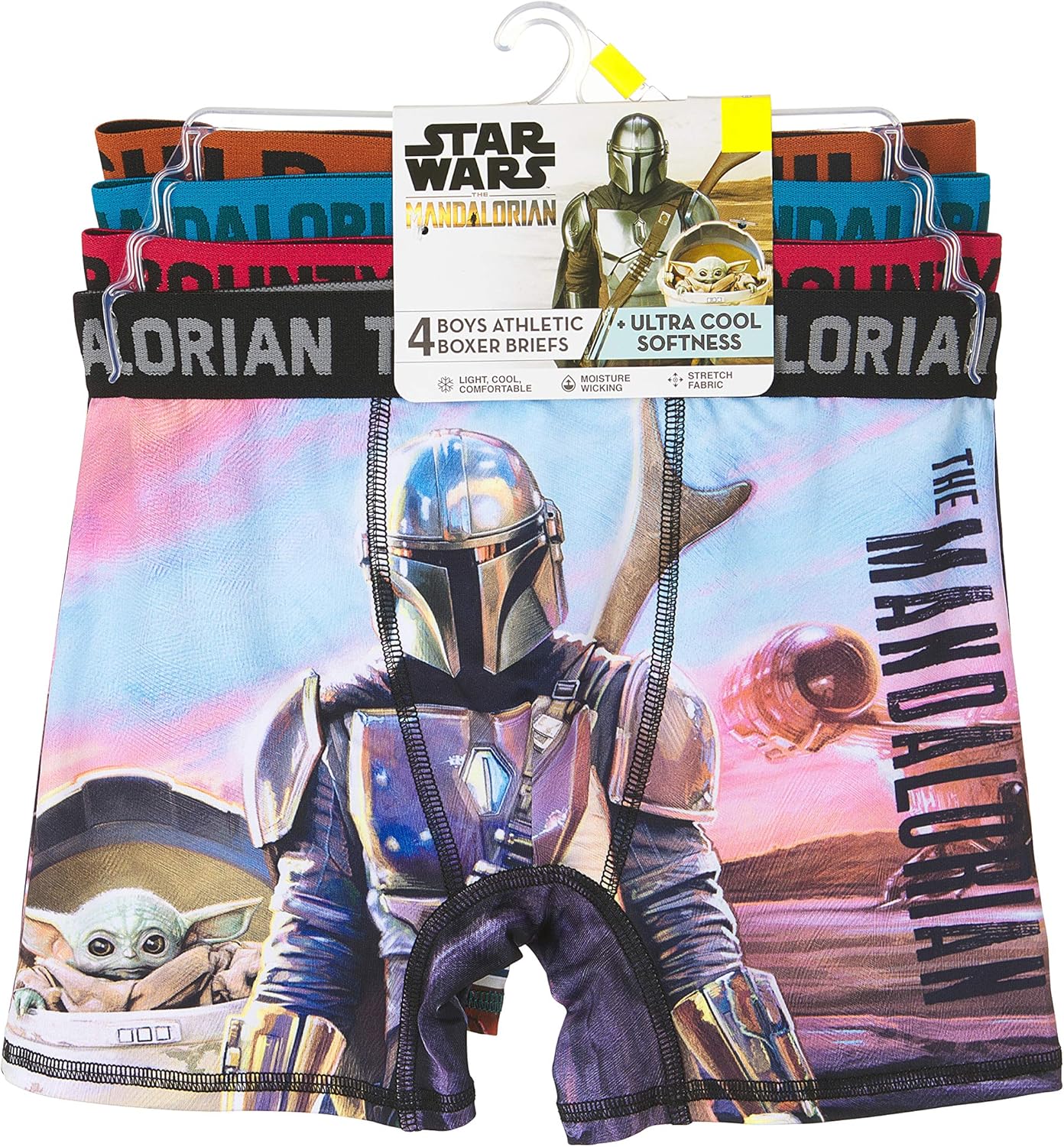 Star Wars Baby Yoda Boys Underwear Multipacks: Clothing