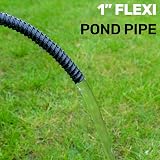 Cost Wise 25mm Corrugated Pond Pipe and Connector Kit 3m 2 Clips view 4