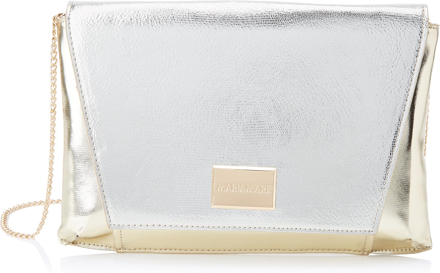 Amazon.com: Mariamare TAIS - Bolso de mano para mujer, color dorado  (champán), 0.8 x 7.1 x 11.0 in (ancho x alto).: Shoes