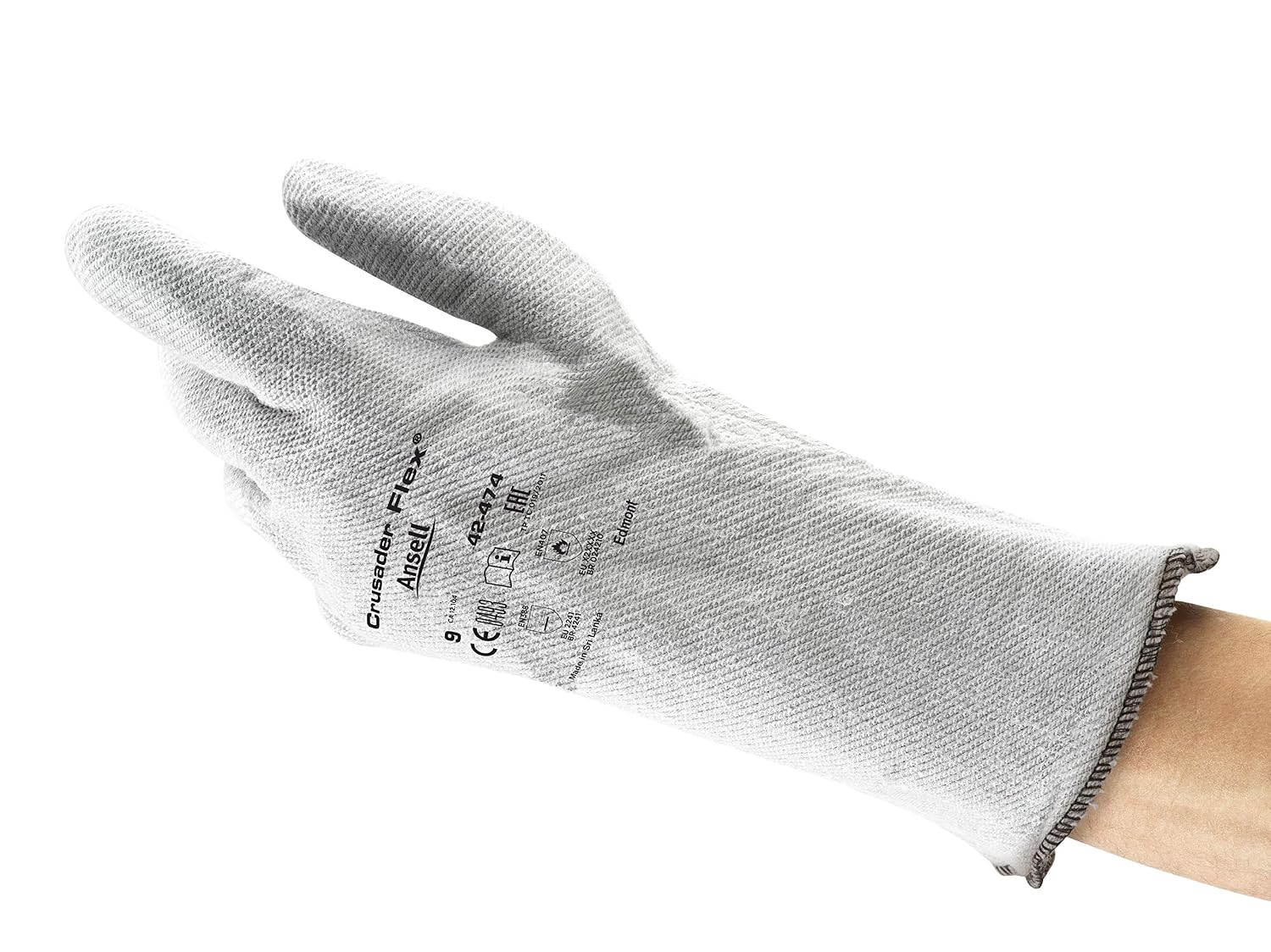 Ansell ActivArmr Heat Resistant Nitrile Gloves, Industry Safe PPE, Special Mechanics & Chemical Use