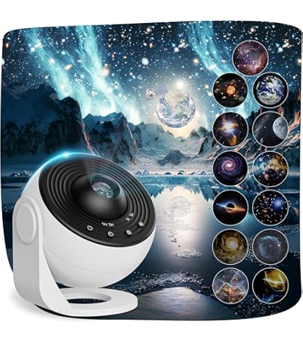 Galaxy Projector, Star Projector with Interstellar Black Hole and