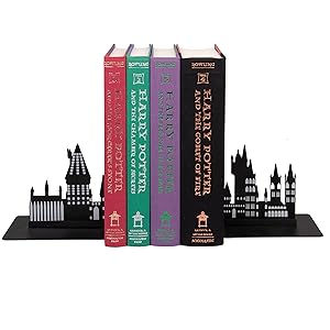 Harry Potter Hogwarts Bookends - Decorative Metal Hogwarts School Castle Design