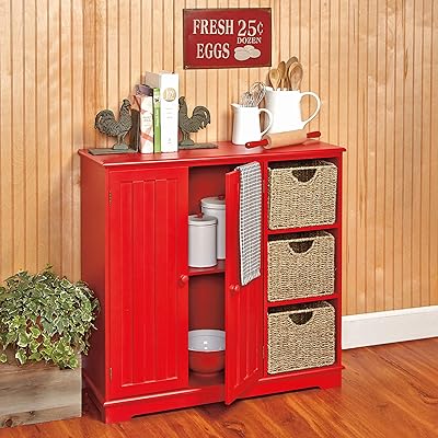 The Lakeside Collection Beadboard Buffet Cabinet