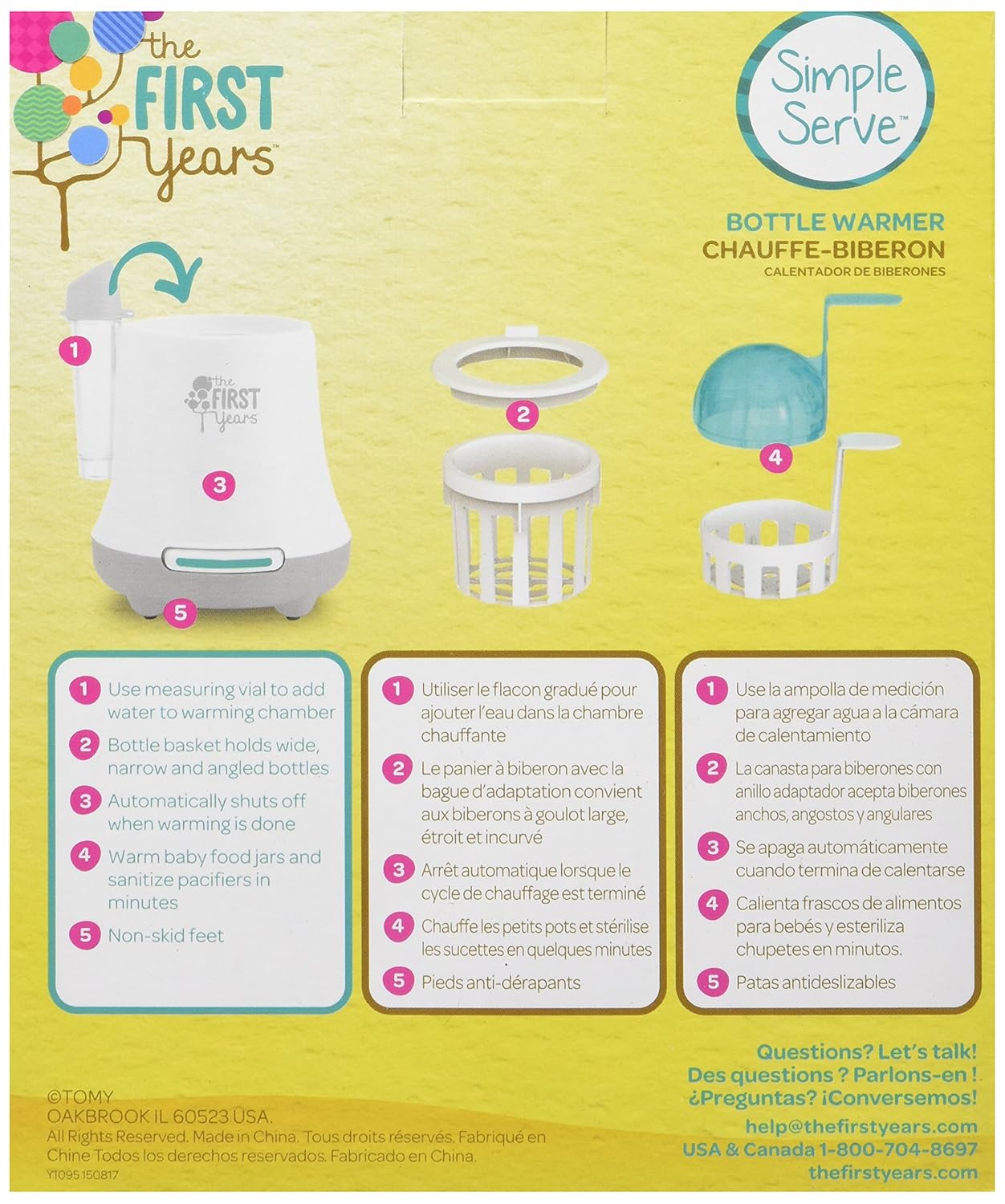 the first years simple serve bottle warmer