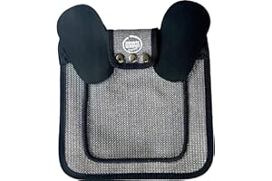 DOWN UNDER OUTDOORS Extra Large Chicken Saddle with Adjustable Straps for Very Large Hens, Chicken Apron, Poultry Saver, Pet Supplies, Including Shoulder Cover (Grey Mesh)