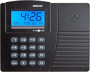 Pyramid TimeTrax Elite TTPROXEK Automated Proximity Time Clock System, Includes Software, Windows Compatible - Made in USA