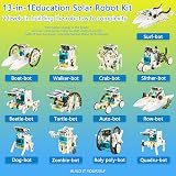 SIMPIM 13-in-1 Solar Power Robots Creation Toy STEM Educational Kit view 3