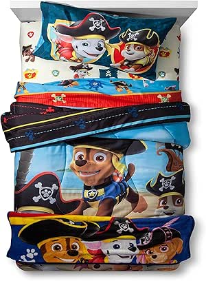 Amazon.com: Paw Patrol Pirate Pups 5pc Full Size Bedding ...