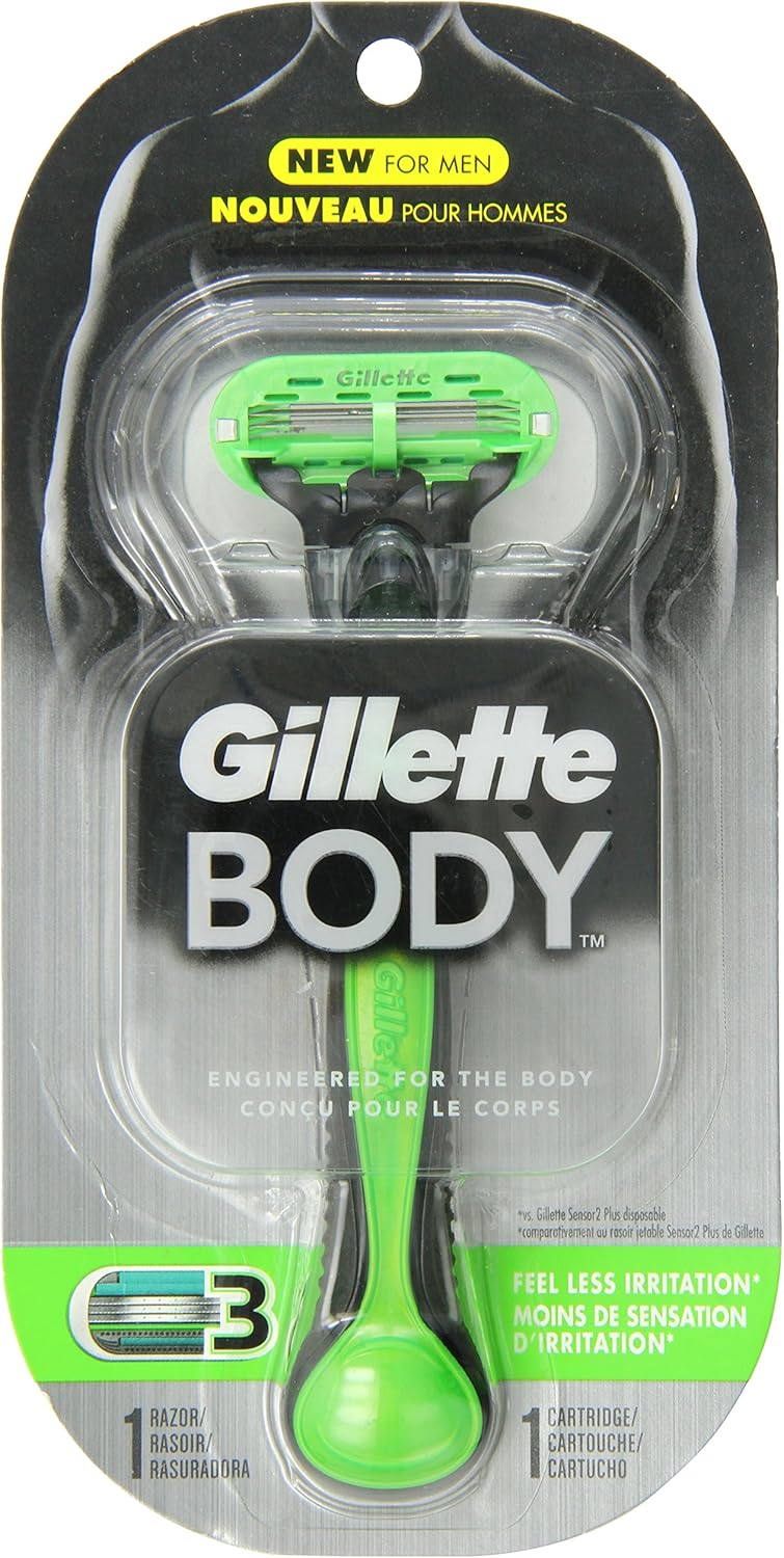 Gillette Body Razor, 1 Count Amazon.ca Beauty