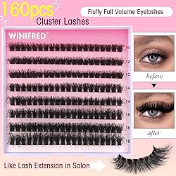 Fluffy Eyelash Extension Kit Thick Cluster Lashes
