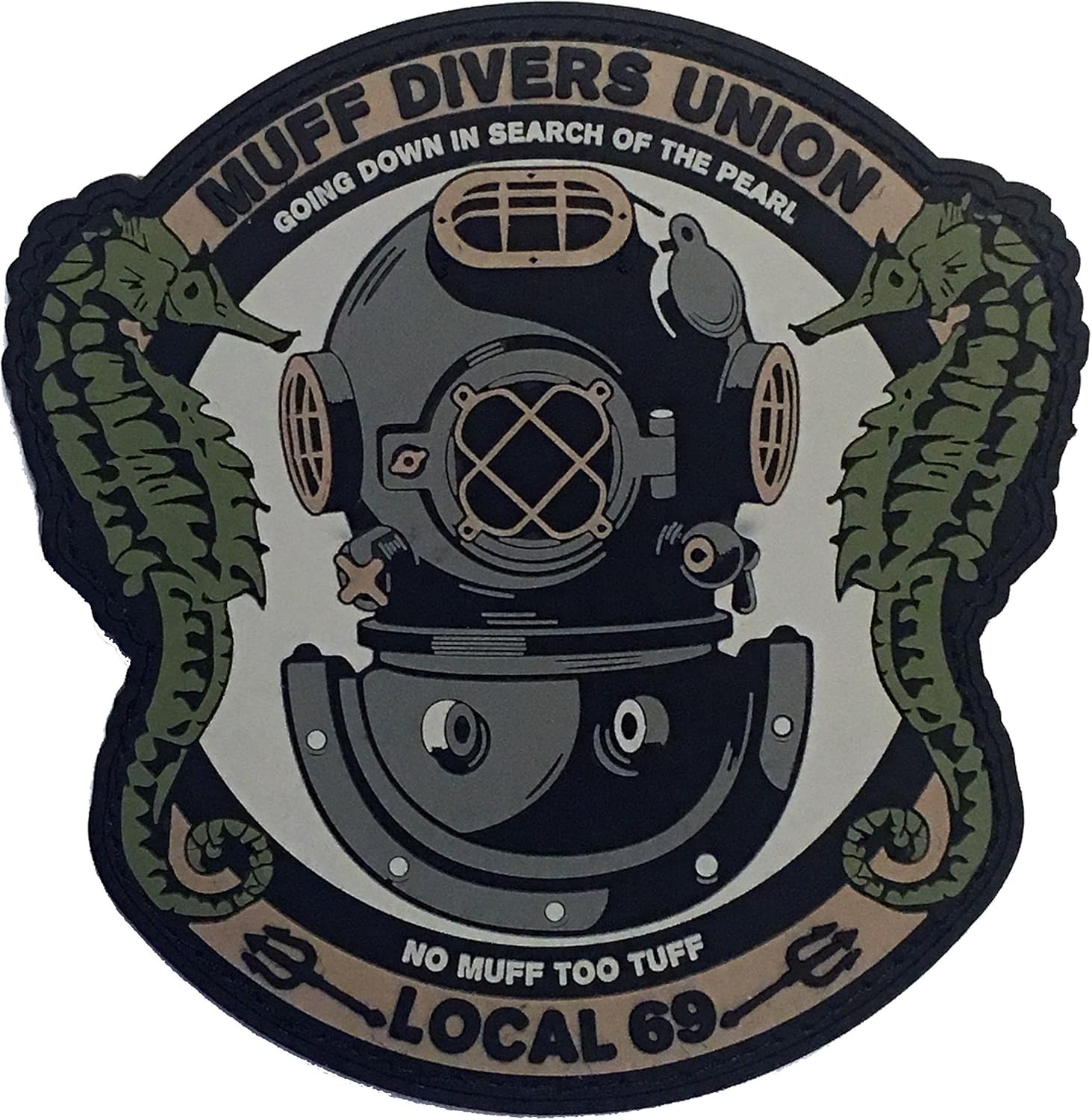 Muff Diver's Union PVC Morale Patch Amazon.co.uk Sports & Outdoors