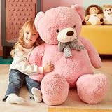IKASA Giant Teddy Bear 120cm Soft Plush Pink Toy EN71 ASTM Safe view 6