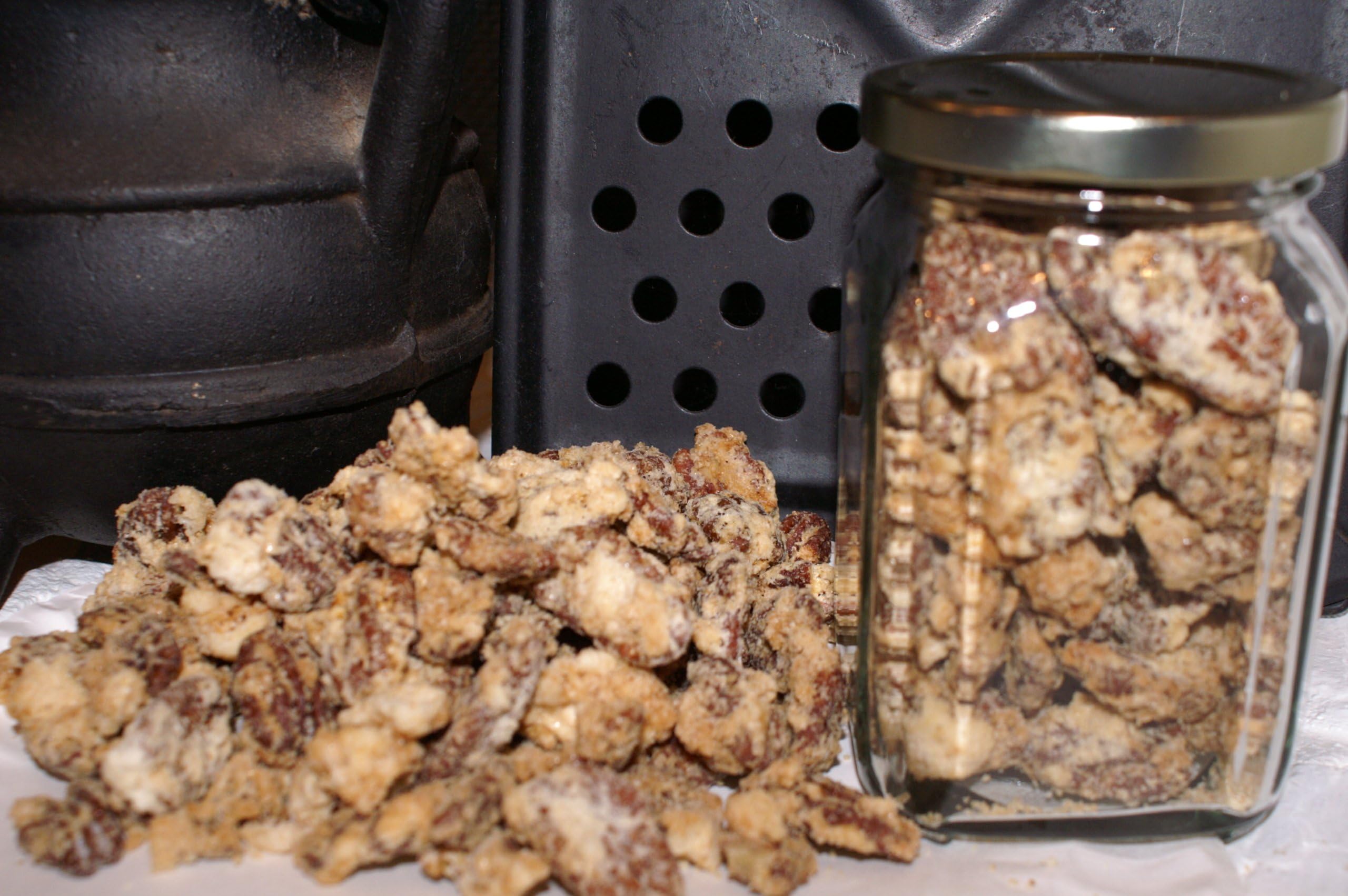 Praline Pecans- 2 PACK Virginia Gourmet Traditional Southern Praline Pecan Nuts - All Natural, Made with Egg Whites, No Corn Syrup, & Gluten Free (2 cups by volume) These Pecans Are Tree Nuts & Not Peanuts
