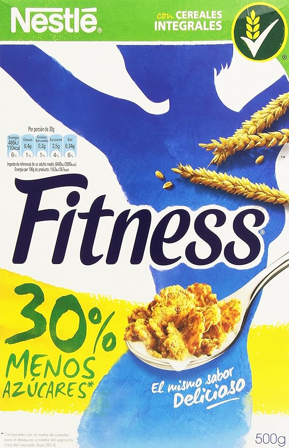 Fitness Trigo Integral y Arroz Tostados - 500 gr: Amazon.es ...