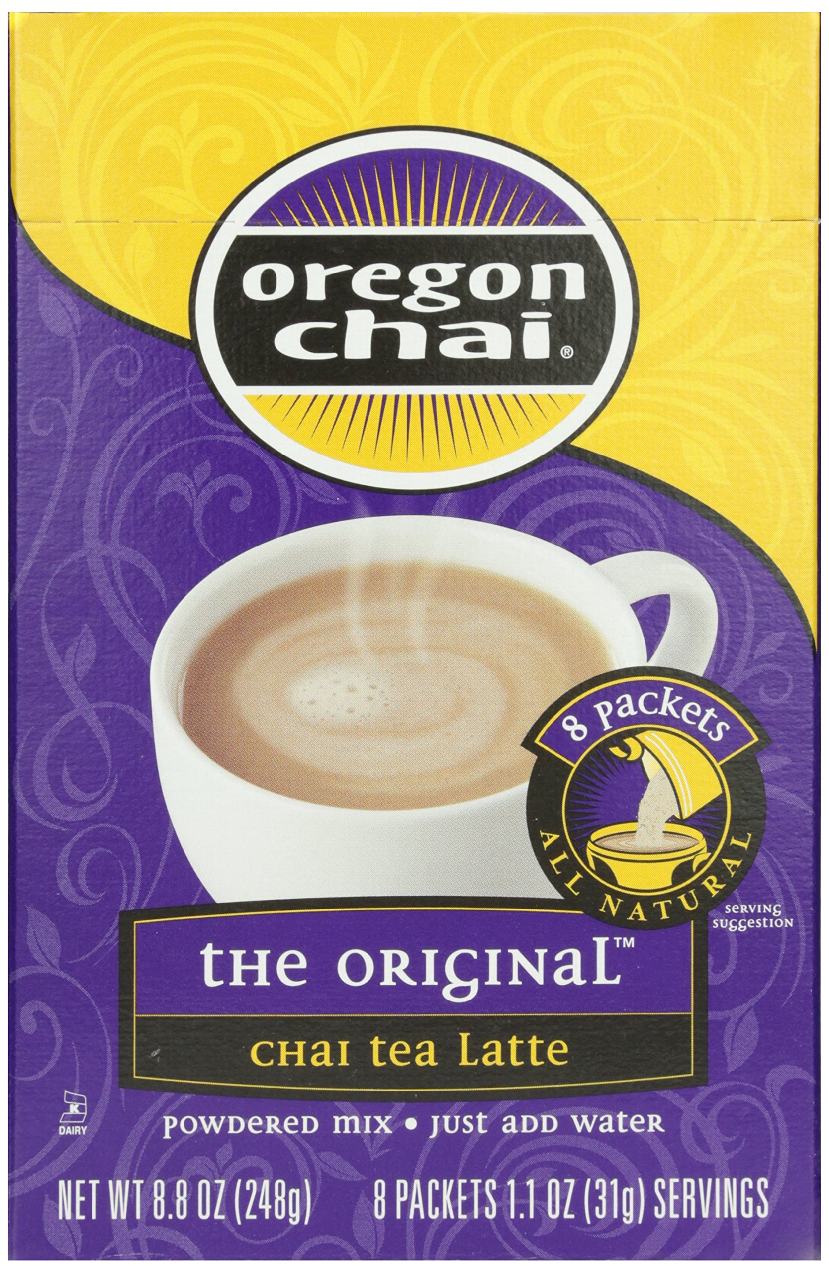 Oregon Chai Vanilla Chai Tea Latte 8 Ounce Grocery